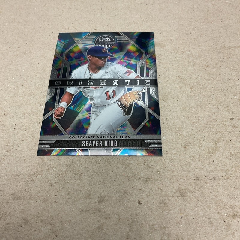 2026 Panini Stars & Stripes Collegiate Seaver King Prizmatic Insert Card