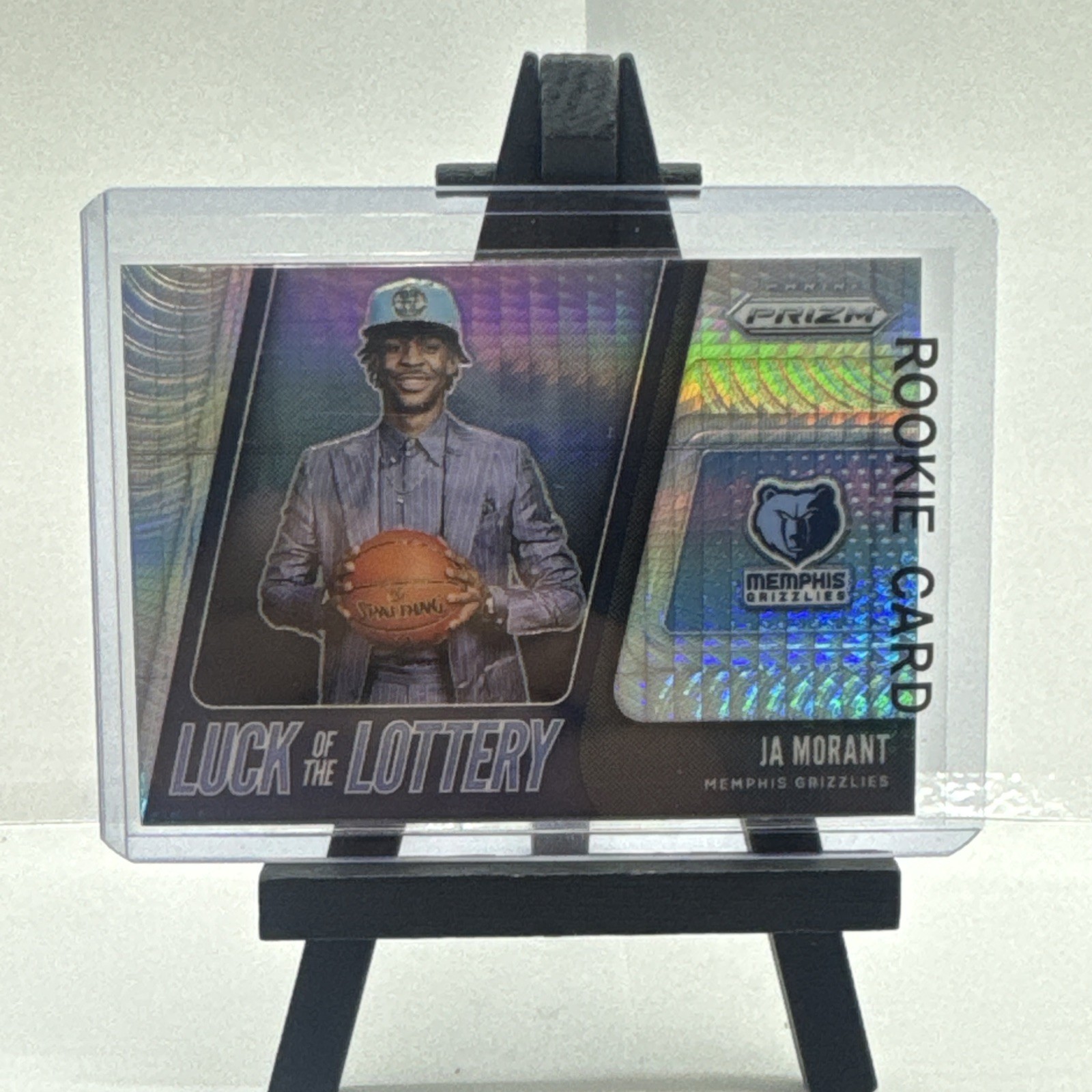 2019-20 Panini Prizm Luck of the Lottery Hyper Prizm Ja Morant #2 Rookie RC