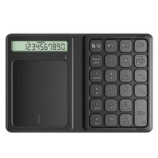 Bluetooth Number Pad, 23 Keys, 2.4G, Foldable, Display Calculator, Touchpad