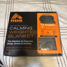 Total Wellness Collection Calming Weighted Blanket 41x60 7 Pounds Dark Gray New