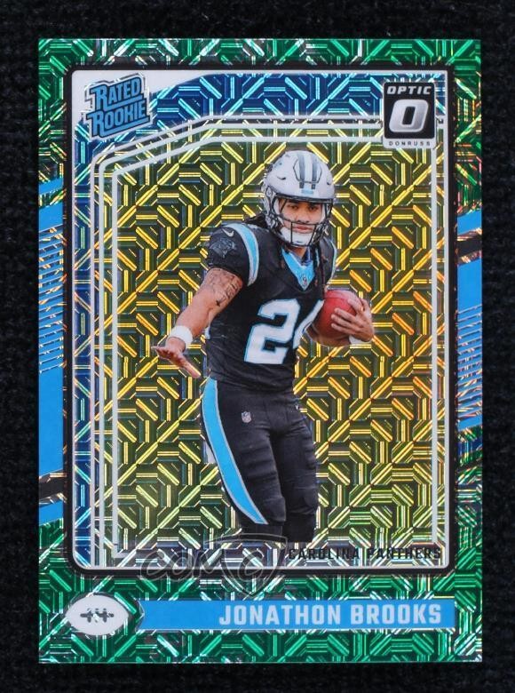 2024 Panini Donruss Optic Dragon Prizm 9/24 Jonathon Brooks #258 Rookie RC
