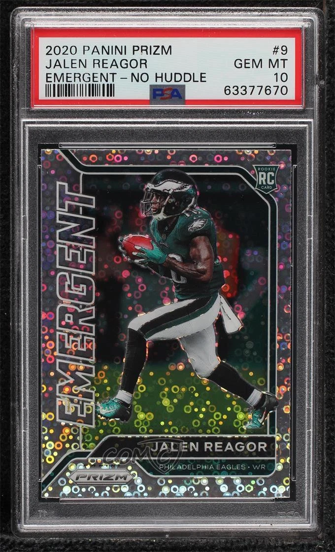 Jalen Reagor Panini Prizm Emergent #9 No Huddle