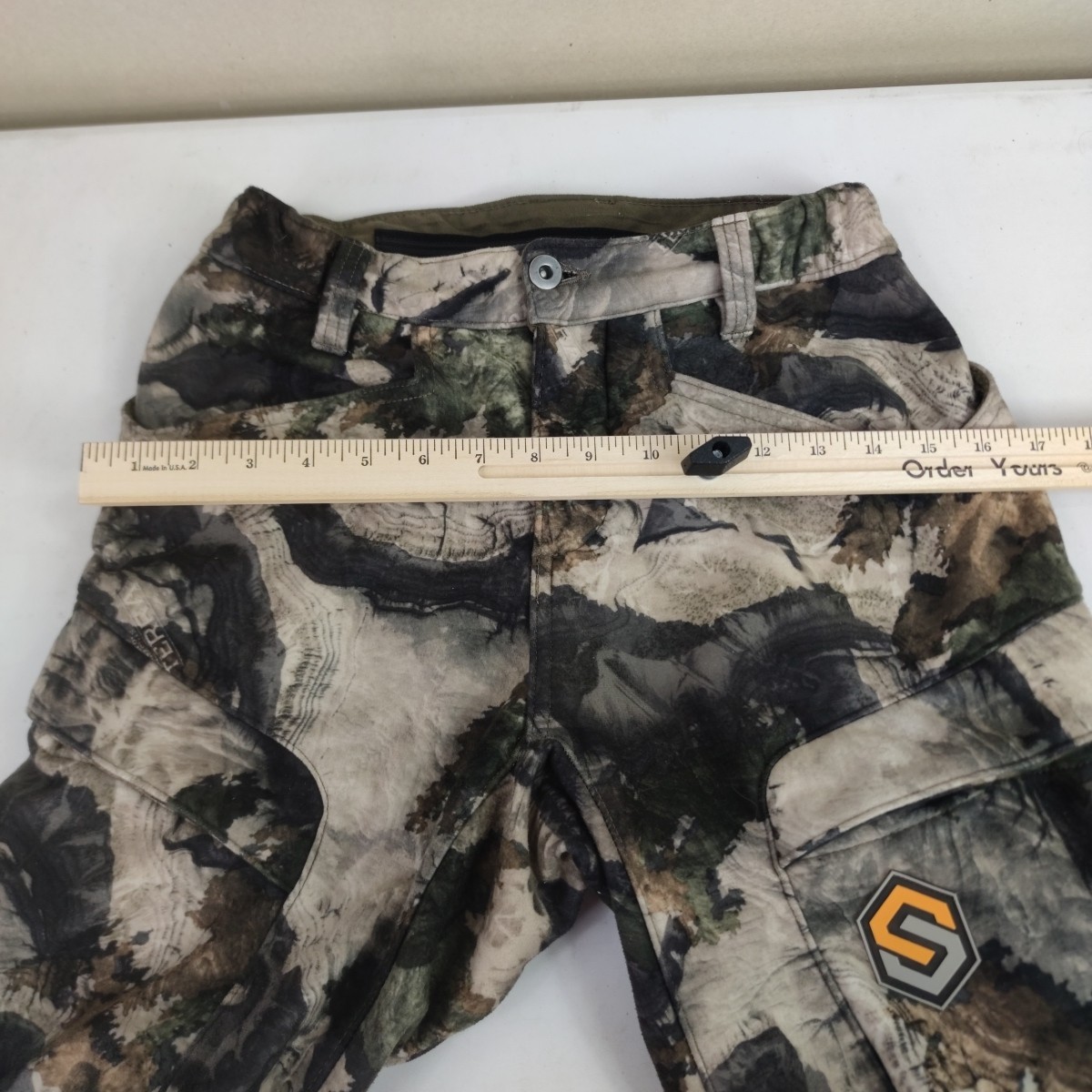 SCENTLOK Helix Pants, MO Terra Gila Camo, mens Small, Outdoors Hunting Pockets 