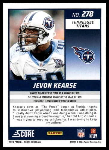 2024 Score #278 Jevon Kearse - Imagen 2 de 2