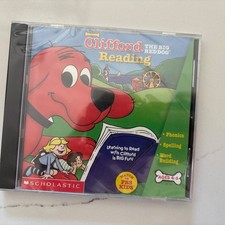 Scholastic Clifford the Big Red Dog Reading CD-ROM Win/Mac Ages 4-6 New Sealed