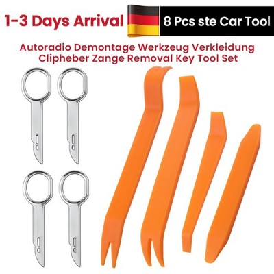 DE Autoradio Demontage Werkzeug Verkleidung Clipheber Zange Removal Key Tool Set