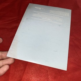 Threshold game MANUAL ONLY for Colecovision Coleco Vision. Rare manual.