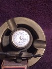 Vintage 1950  Brass Nautical Ship Wheel & Thermometer Ashtray Tobacciana Smoking — photo 3