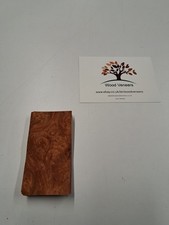 Maser Ahorn Furnier - 1 NATURHOLZ Blatt - 110 mm x 55 mm