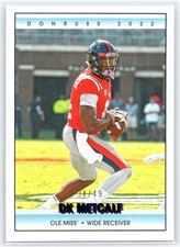 2022 Chronicles Draft Picks #16 DK Metcalf Donruss Retro Purple Ole Miss #/49