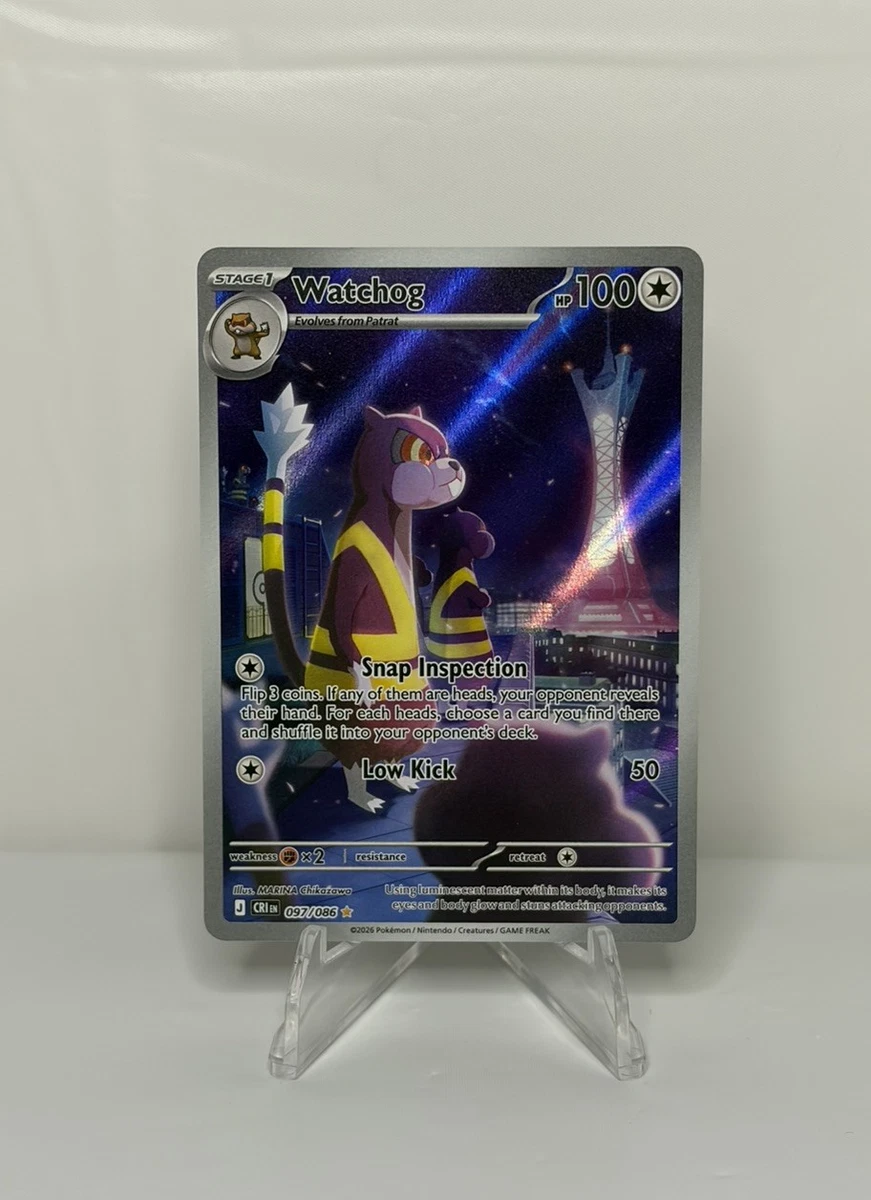 watchog pokemon card Watchog Pokémon TCG Cards for sale