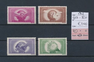 BV72396 Rumania 1945 conferencia sindicalismo lote fino MNH cv 100 EUR