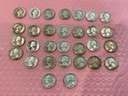 US Mint Washington 90% Silver Quarters 30 Coins Range 1936 To 1961 FREE SHIP!