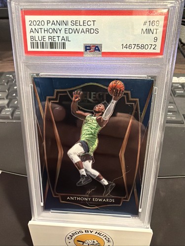 2020-21 Select Blue Retail Anthony Edwards #169 PSA 9