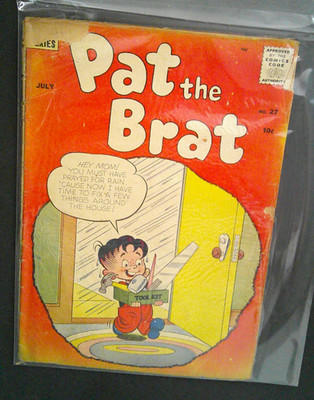 Pat the Brat 27 July 1958 - Archie Comics - Silver Age Bob White Art