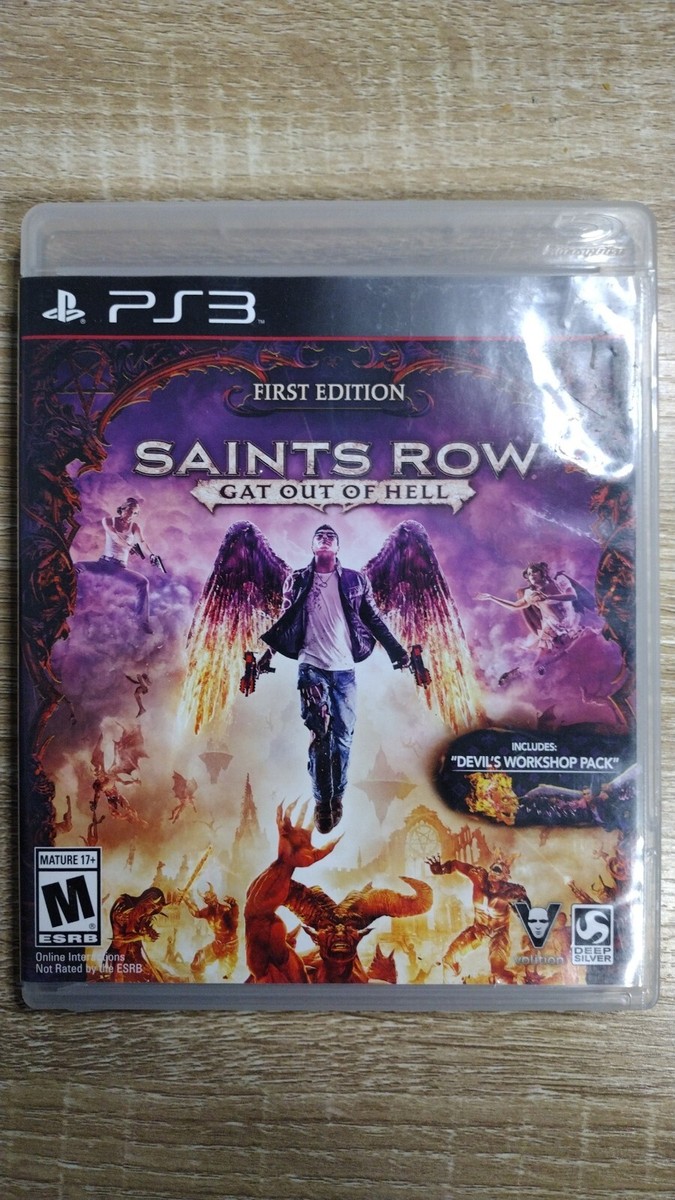 Ps5 Games Saints Row Ps3 Saints Row: Gat Out Of Hell (Sony PlayStation PS3)  CIB- FIRST, image size:675x1200