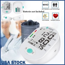 Blood Pressure Monitor Machine Upper Arm Tester Cuff Automatic BP Heart Rate