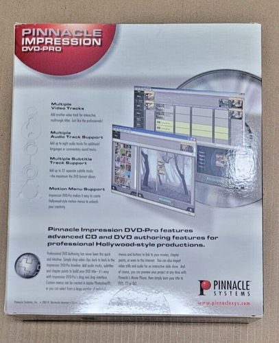 Pinnacle Impression DVD-PRO NEW - Picture 3 of 5