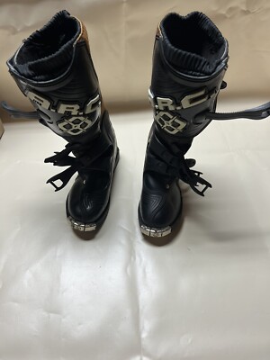 A.R.C. Corona motorcross boots size 7 Men's Black on Black