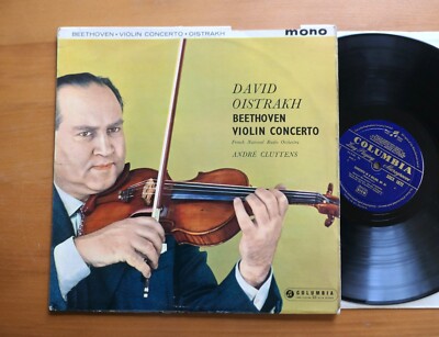 33CX 1672 Oistrakh Beethoven Violin Concerto Columbia B/G Mono (= SAX 2315)