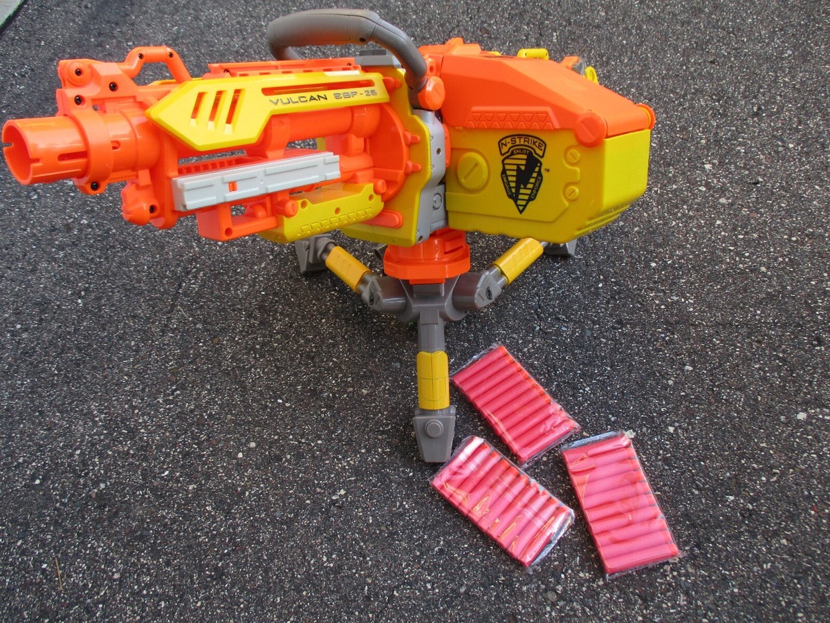 NERF N-Strike Vulcan EBF-25 Blaster w/ Chain Ammo Belt, Ammo NERF N-Strike Vulcan EBF-25 Blaster w/ Chain Ammo Belt, Ammo