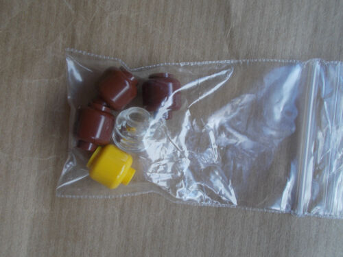 NEW LEGO MINIFIG HEADS BLANK PACK OF 5 BROWN MIXED STAR WARS CHOOSE WHICH U WANT - Picture 9 of 17