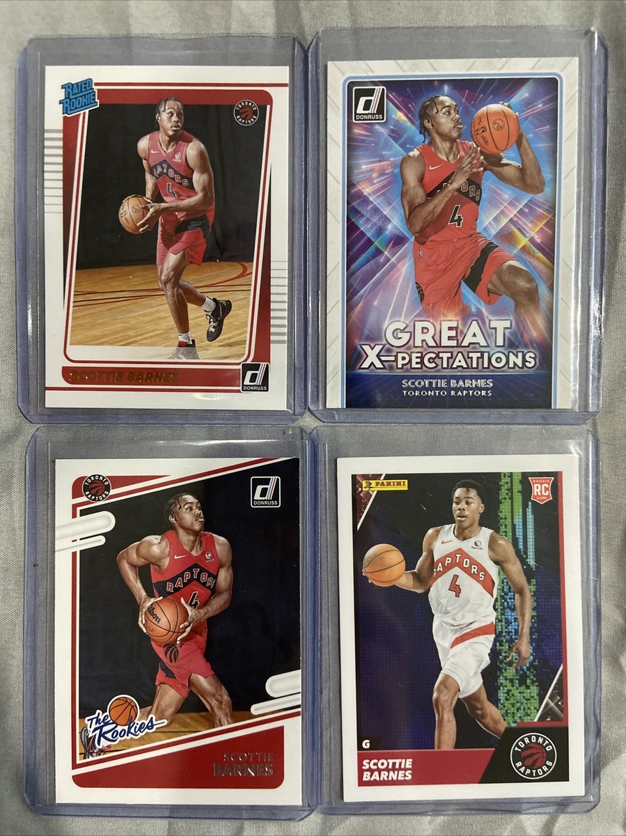 SCOTTIE BARNES 2021-22 LOT: Rated Rookie, The Rookies, & More Read 