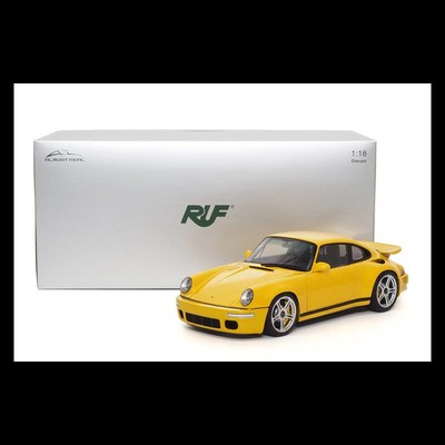 AR 1:18 Scale Porsche 911 RUF GTR 2017 Alloy Diecast Car Model Collection Yellow