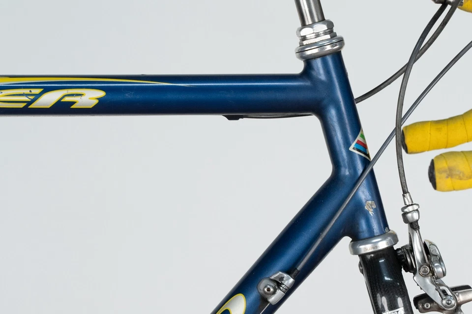 BICICLETA DE CARRERAS DE CARRETERA BASSO SHIMANO DURA ACE 9S 3T TITANIO VELOCIDAD ALUMINIO ANTIGUA Foto 3 de 4