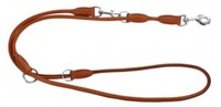 Kerbl Rundleder-FüHrleine Roma Cognac 81098