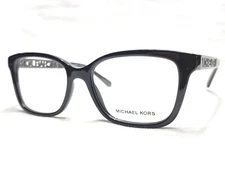 NEW Michael Kors MK8008 3005 Foz Womens Black & Gunmetal Eyeglasses Frames 52/17