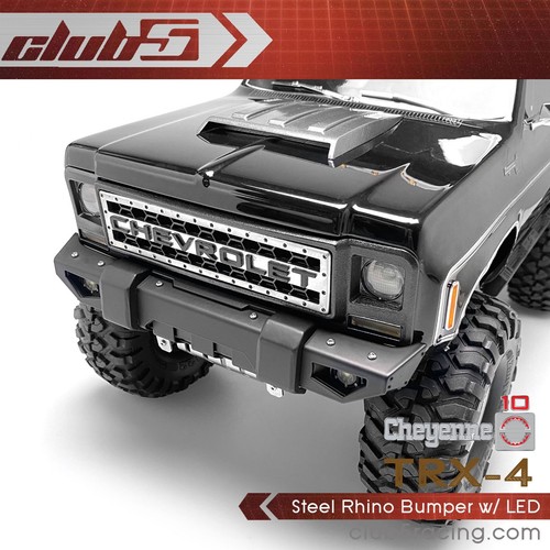 Steel Rhino Bumper w/LED for TRX-4 K10 - Picture 6 of 16