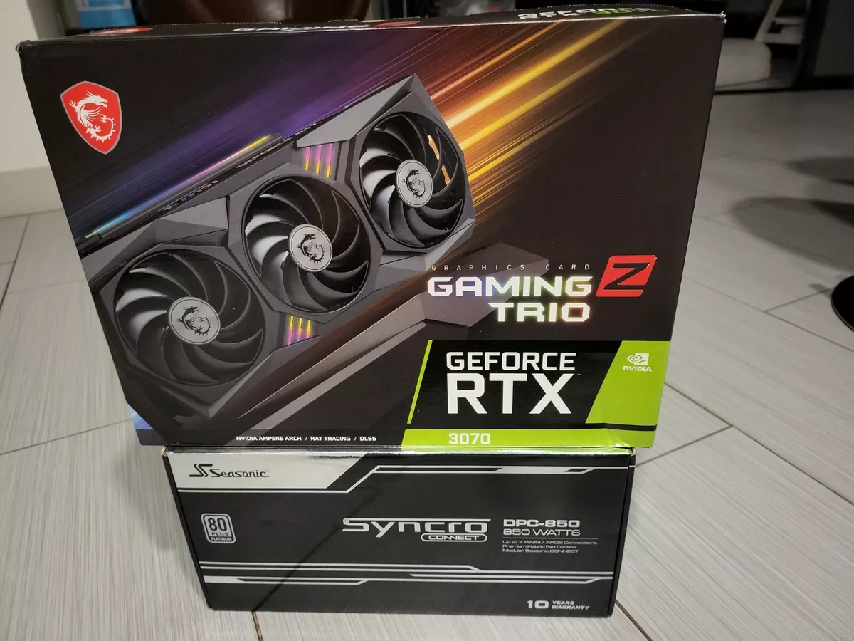 MSI GeForce RTX 3070 GAMING X TRIO 8GB GDDR6 Graphics Card