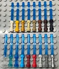 LEGO Star Wars - Lightsabers Trans Dark Blue With Hilt - PICK YOUR COLORS Weapon