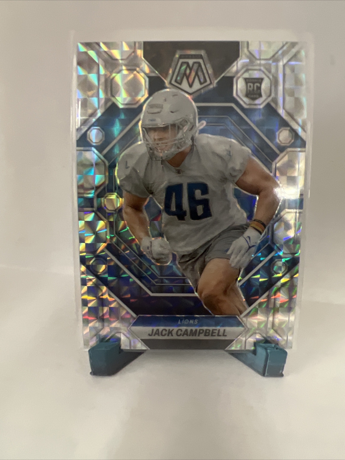 2023 Panini Mosaic Jack Campbell  Silver Mosaic RC    #323 Detroit Lions