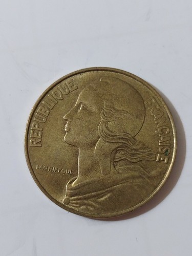 France 20 Centimes 1984 Aluminum-Bronze KM#930 UNC - Picture 2 of 2