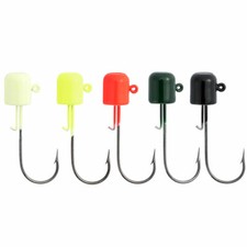 10pcs Ned Mushroom Jig Rig Hook Bass Jig Heads Soft Plastic Bait 1/6oz-1/4oz
