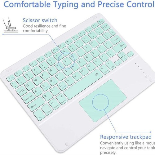 Touchpad Keyboard Case Mouse For iPad 11th 11" A16 2025 Gen M3 Air 6 5 4 Pro 11 - Picture 16 of 42