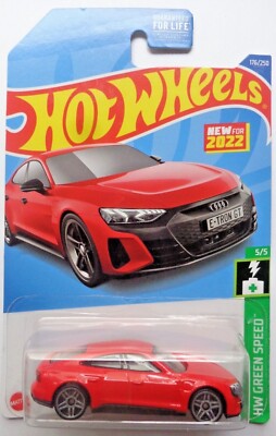 2022 Hot Wheels HW GREEN SPEED 5/5 Audi RS E-Tron GT 176/250 (Red)