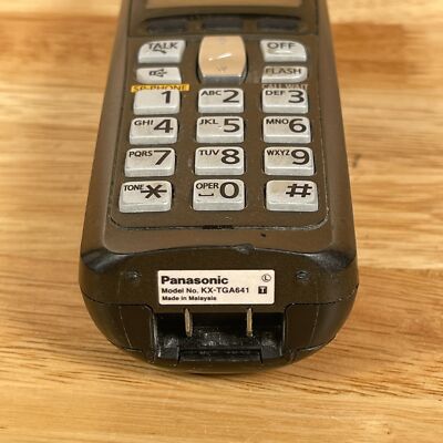 ケノン　Panasonic 5.1 Panasonic KX-TGA641 Black Handheld Cordless Digital LCD Display
