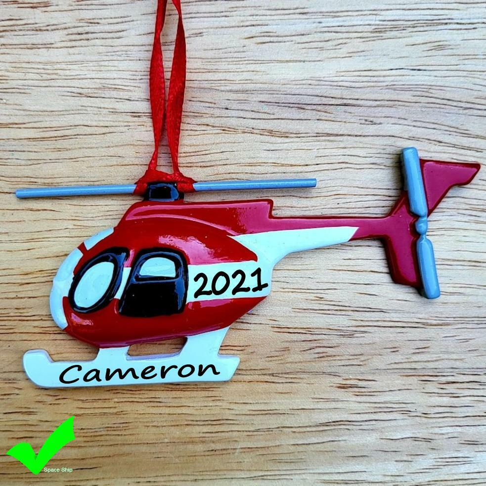 Helicopter Personalized Weekly update Christmas Memphis Mall Ornament Tree