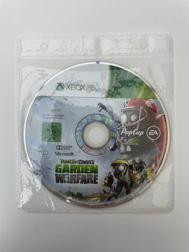Plants Vs Zombies Garden Warfare PvZ Xbox 360 Disc Only Tested PAL Free Postage 
