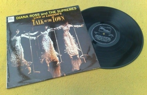 Diana Ross & The Supremes ' Live ' At The Talk Of The Town ' Super Uk Motown Lp