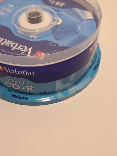 2x25pk VERBATIM Music CD-R 40X Branded Logo 700MB Audio Disc Spindle 96155 - Picture 2 of 10