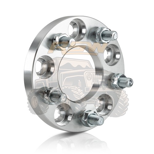 RSW (2) 5X114.3 5X4.5 Wheel Spacers Adapters 1/2-20 STUDS 25mm (1 Inch) - Picture 3 of 8