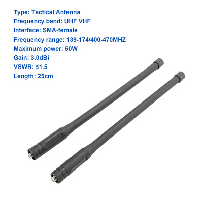 139-174/400-470MHZ UHF VHF Car Radio Antenna for Baofeng UV-5R BF-888S 9R PLUS