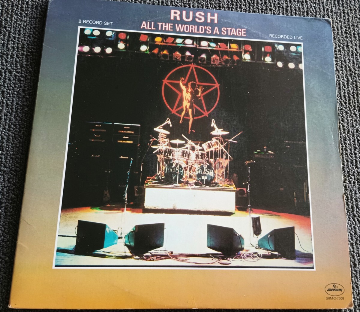 LP Rush All the World’s stage レコード 2枚 VINTAGE 1976 RUSH