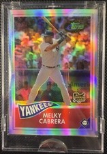 2006 Topps eTopps Melky Cabrera Refractor Rookie /749 #3 New York Yankees