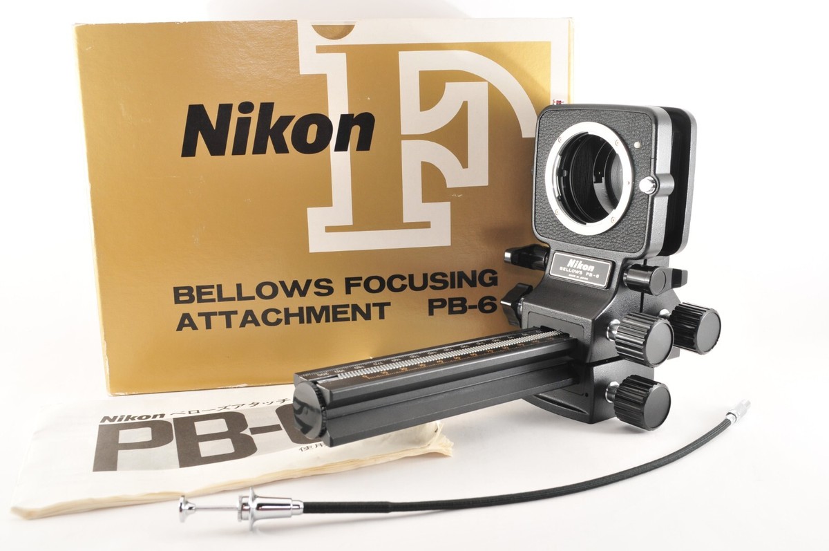 フィルムカメラ nikon bellows focusing attachment pb6 Nikon Bellows PB-6 Focusing Attachment Adapter F w/ NIKOMAT