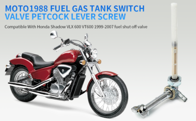 Fuel On Off Reserve Petcock And Knob for Honda Shadow VLX 600